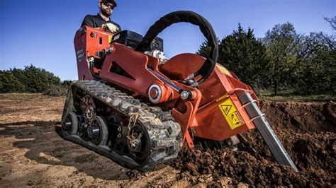 Ditch Witch C12x Walk Behind Trencher Offers Digging Depth Up To 24 Inches