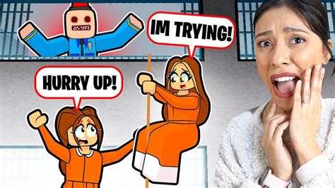 Me And My Sister Got Trapped In The Scariest Prison Roblox Barrys