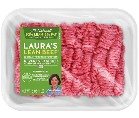 Laura S Lean Natural Beef Natural Hormone And Antibiotic Free Ground Beef