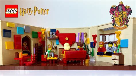 Lego Gryffindor Common Room Moc Harry Potter Youtube