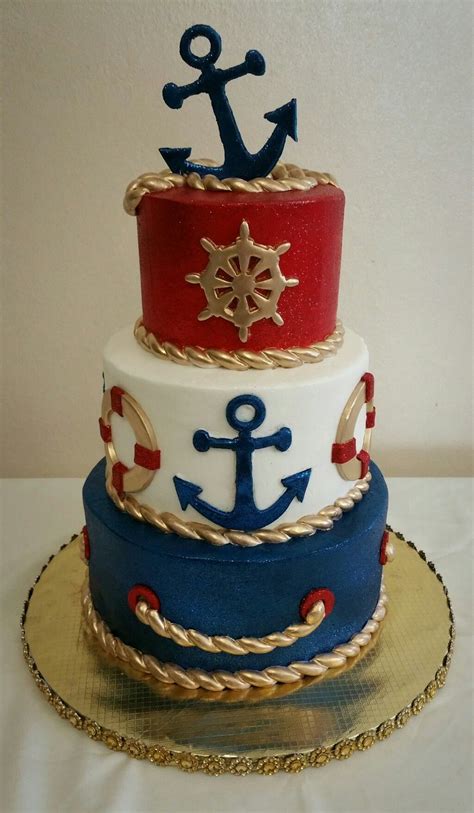 Nautical Cake Nautical Birthday Cakes Nautical Cake Boat Cake
