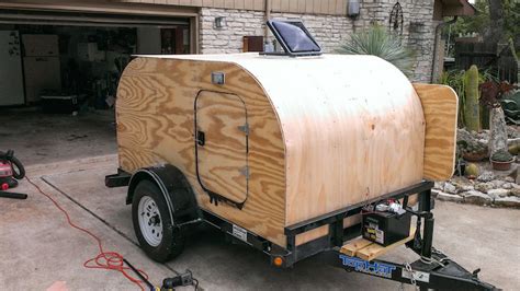 This Man Built A Homemade Tear Drop Camper By Himself