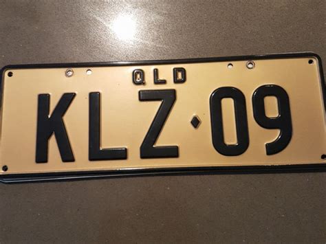 Klz09 Number Plates For Sale Qld Mrplates