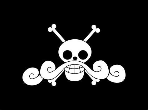 Roger Pirates Jolly Roger One Piece Anime One Piece Comic Gold