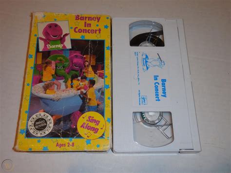 Barney Vhs Lot Of 5 Three Wishes Live In New York City Sing And Dance