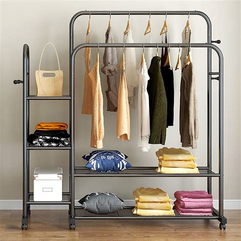 Find the best closet organizer products like storage boxes, velvet hangers and more. Clothing Racks Metal Garment Rack Closet Storage Organizer ...