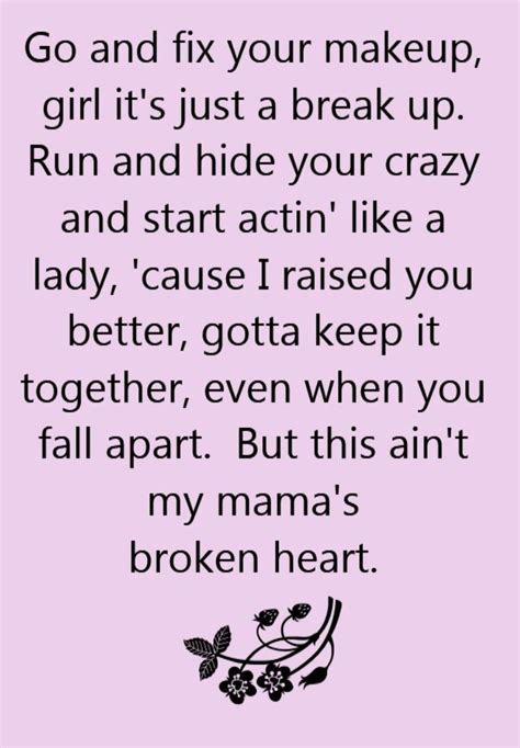 Miranda Lambert Mamas Broken Heart Lyrics Lyricswalls