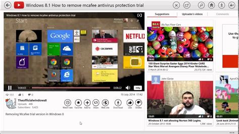 Windows 81 New Youtube For Windows 8 App Look And Review Youtube