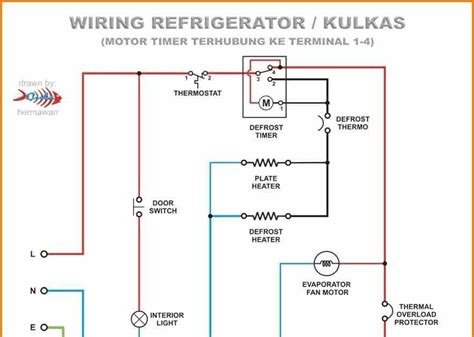 defrost timer wiring diagram schematic wiring diagram