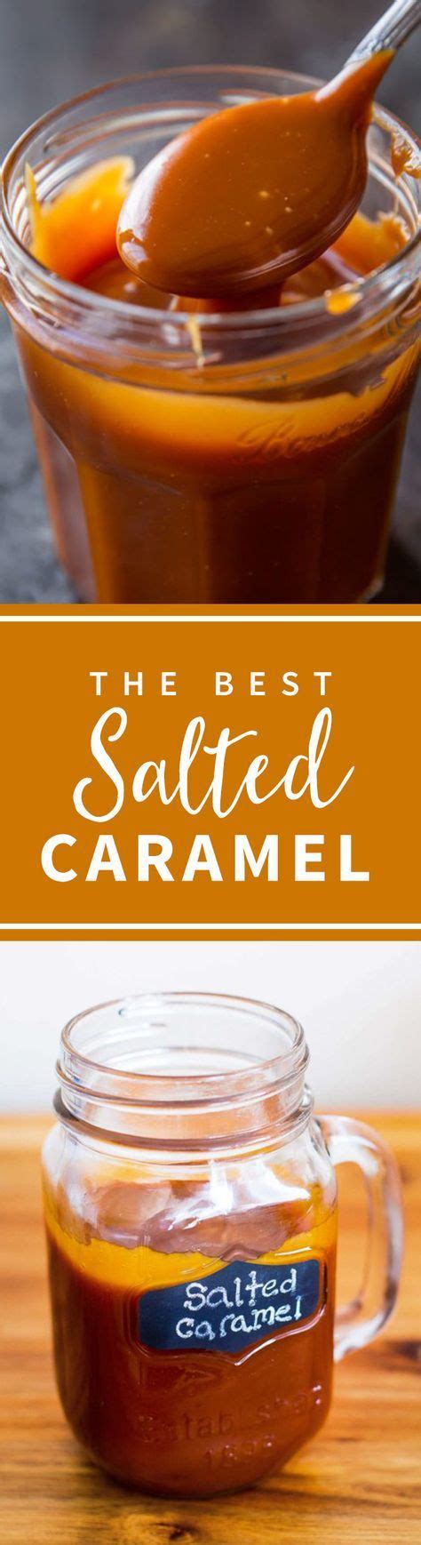4 Ingredient 5 Minute Easy Salted Caramel The Best Caramel Sauce Recipe On
