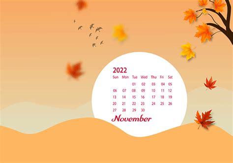 November 2022 Desktop Wallpaper Calendar Calendarlabs