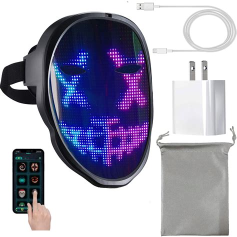 Prolee Led Mask Rechargeable Full Face With Bluetooth App Controlled