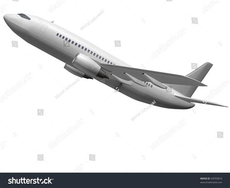 Isolated Plane Taking Off Stock Photo 54793810 Shutterstock