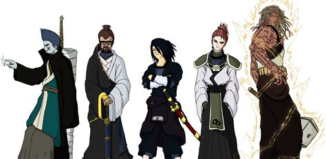 Five Oc Kages From Naruto Rpg By Forumproject By Philipeats On Deviantart