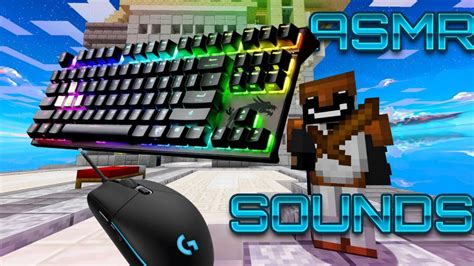 Keyboard And Mouse Sounds Asmr Hypixel Bedwars Asmr Creepergg