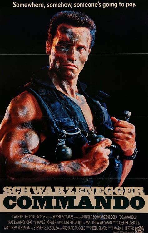 Commando 1985 Film Movie Film Daction Bon Film 80s Movies Great