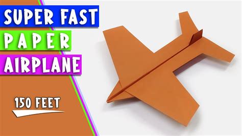 How To Make Fast Paper Airplanes Easy Paper Airplanes Archives