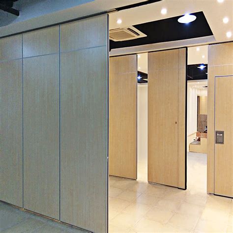 Fire Resistant Sliding Folding Partition Walls Movable Room Dividers