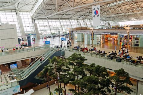 Aéroport International Dincheon Séoul Corée Photo Stock éditorial