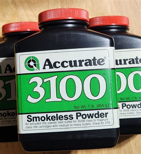 Accurate Mr 3100 Smokeless Powder 1 Lb Reloading Depot Usa