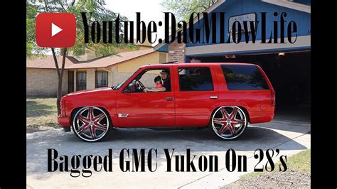 Dagmlowlife How U Ridin Custom 99 Gmc Yukon Bagged On 28s Review