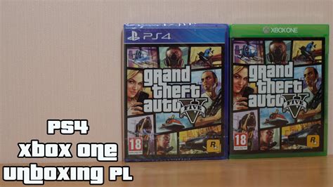 Grand Theft Auto V Ps4xbox One Unboxing Pl Youtube
