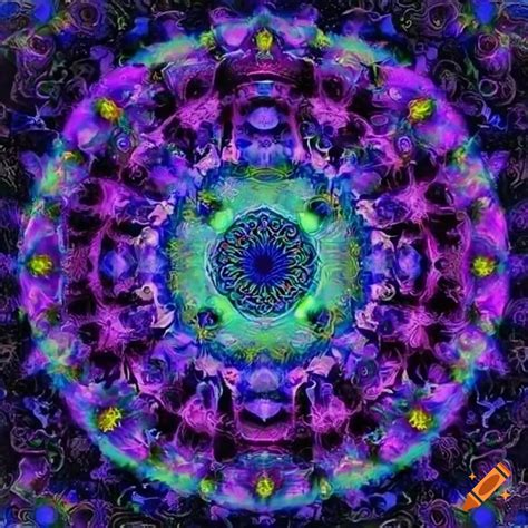 Psytrance Mandala Artwork On Craiyon