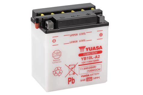 On the side of the motorbike battery next to the chemical signs are lettering and 2 numbers.what do they mean. Yuasa Motorcycle Battery YB10L-A2 12V 11Ah