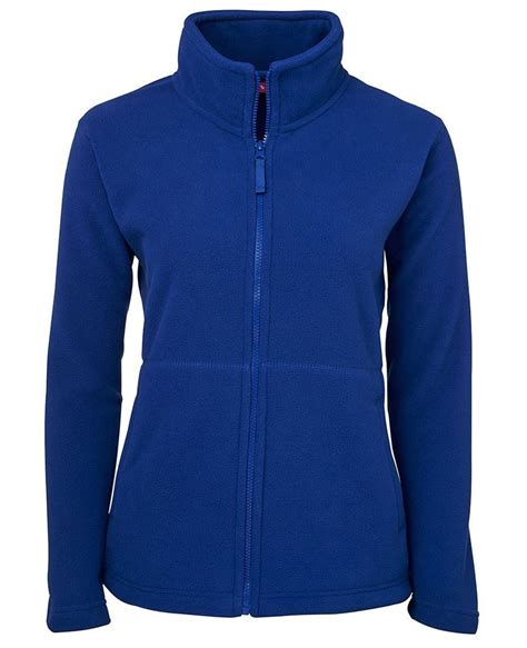 Navy Blue Women Full Zip Polar Fleece Jacket