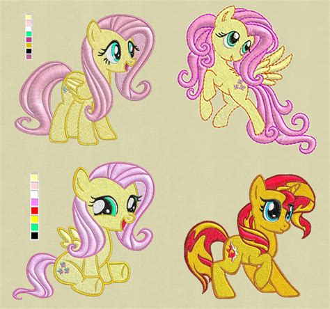 20 My Little Pony Embroidery Design My Little Pony Set Etsy