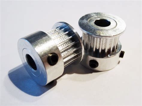 GT2 (2mm) Aluminum Timing Pulley 20 - Maker Store USA
