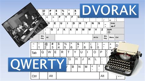 Dvoark Vs Qwerty Different Keyboard Layouts Youtube