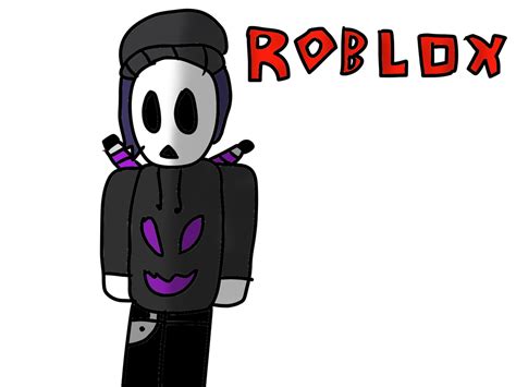 My Roblox Character Drawing By The8bitdj On Deviantart