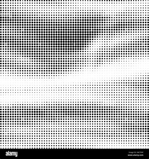 Halftone Pattern Set Of Dots Dotted Texture On White Background