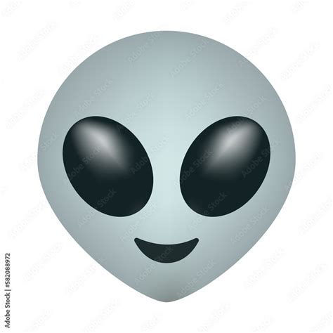 Alien Emoji Emoticon Face Of Alien Stock Illustration Adobe Stock