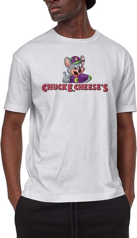 Ningmall Men T Shirts Chuck E Cheeses Logos Crew Neck Short Sleeves