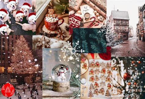 Laptop Christmas Collage Wallpapers Wallpaper Cave