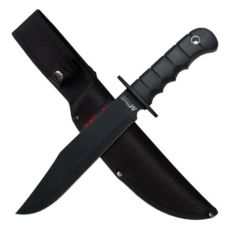 Mtech Usa Black Fixed Blade Knife W Sheath Wholesale Golden Plaza