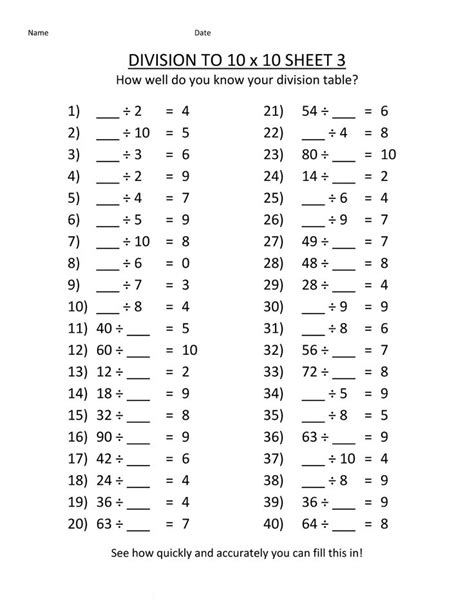 Read, explore, and solve over 1000 math word problems based on addition, subtraction, multiplication, division, fraction, decimal, ratio and more. Math Worksheets to Print | Division worksheets, Math ...