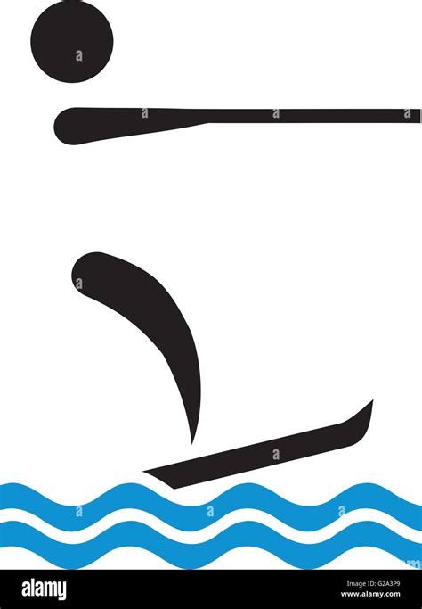Water Ski Icon Stock Vector Image And Art Alamy
