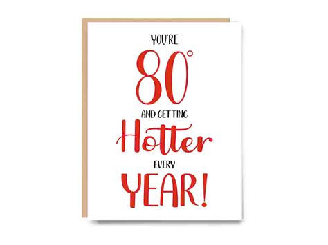 Funny 80th Birthday Card 80th Birthday Gag T 80th For Etsy