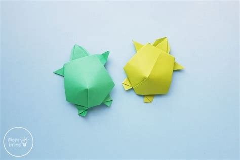 How To Make An Origami Turtle Mombrite