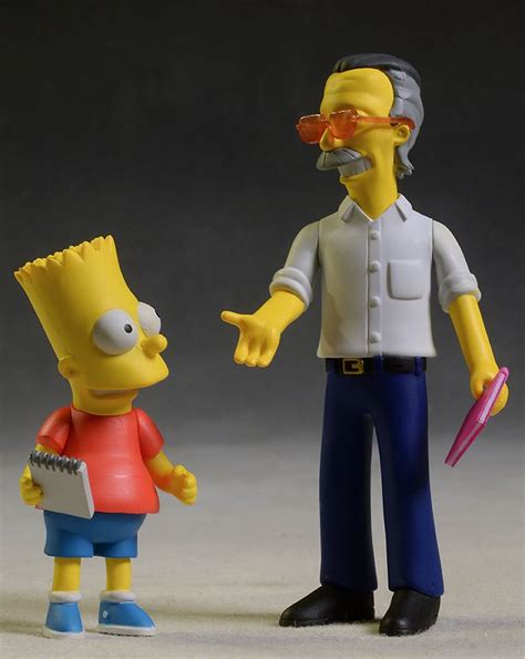 Simpsons Celebrity Stan Lee Bart Action Figure Action Figures Simpson Toys In The Attic