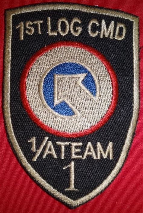 Vietnam War Patch Us Army 1st Logistical Command 1a Team 1