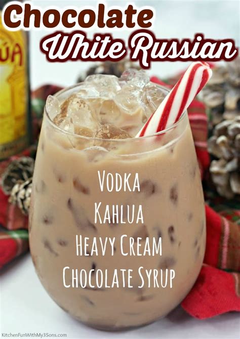 Chocolate White Russian Recipe Kitchen Fun With My 3 Sons