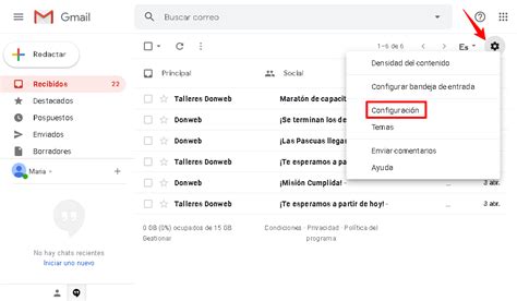 Gmail no es sólo un servicio de correo electrónico, sino que es también la puerta gmail es además un servicio de carácter gratuito con una considerable capacidad de almacenamiento, 15 gb, desde el. Gmail - Correo electrónico