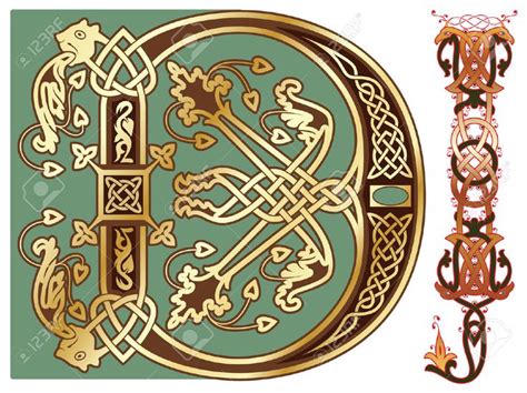 Celtic Alphabet Google Search Illumination Art Alphabet Art