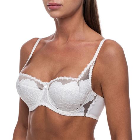 Balconette Bra Push Up Demi Underwire Lace Sexy T Shirt Shelf Plus Size Ebay