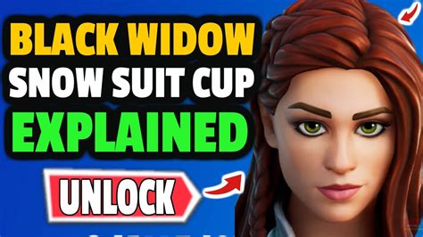 Black Widow Snow Suit Cup Explained Fortnite Marvel Knockout Black