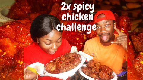 Spicy Chicken In 5mins Challenge Spicy Chicken Challenge Gone Wrong Ft Kobbywest Youtube